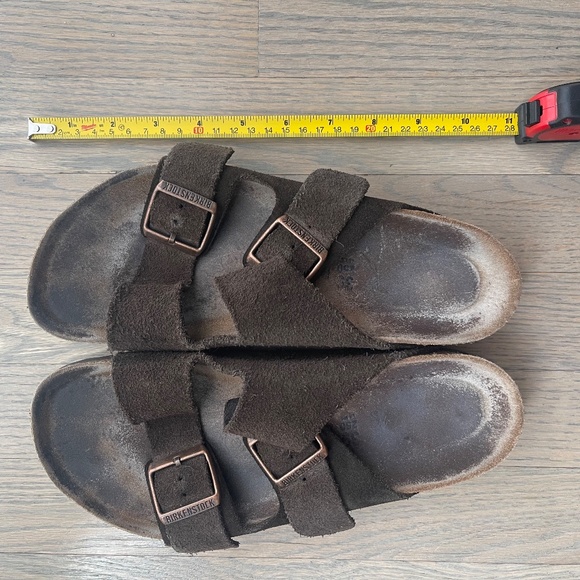 Birkenstocks Arizona Brown Leather Sandals Size 39 (8/8.5) - Picture 7 of 8